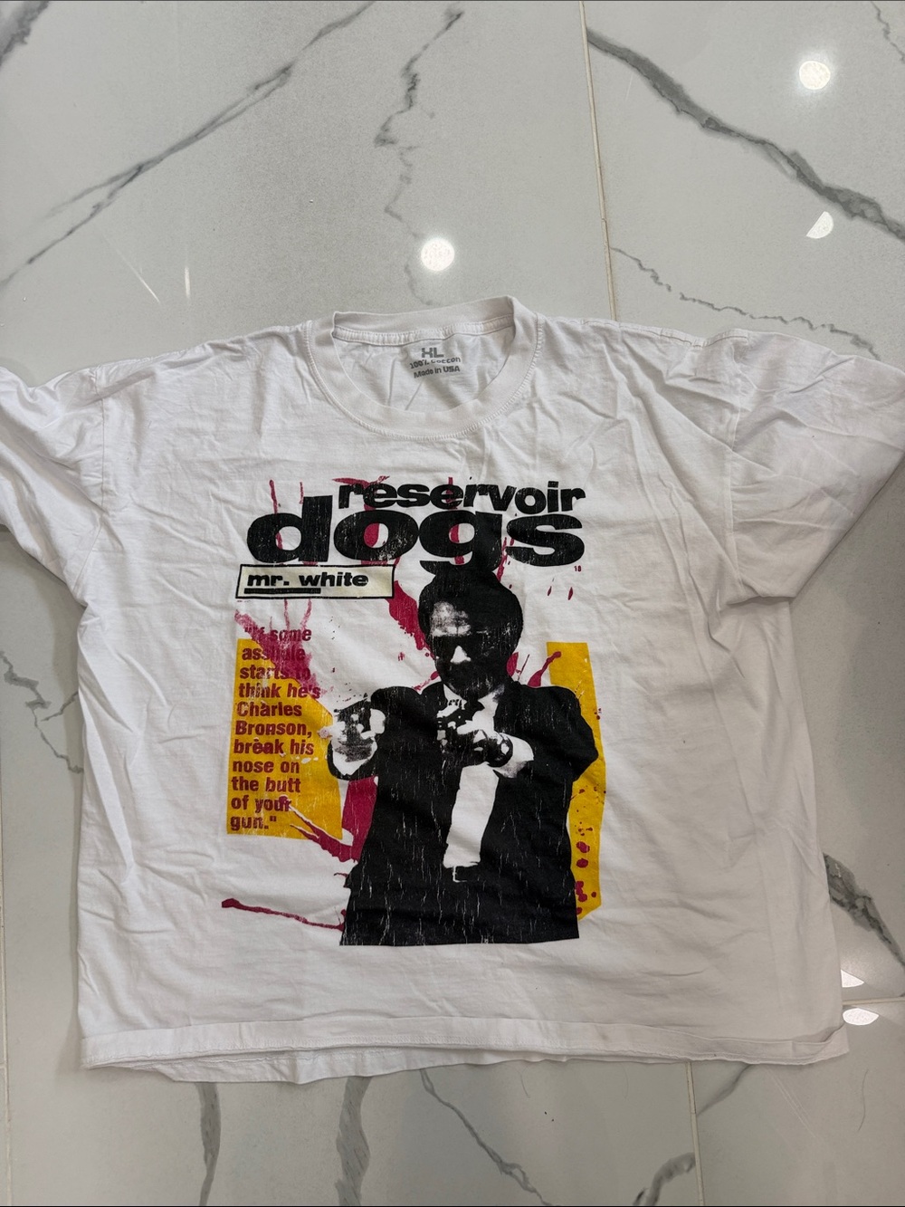Vintage White Reservoir Dogs Mr. White Graphic Tee